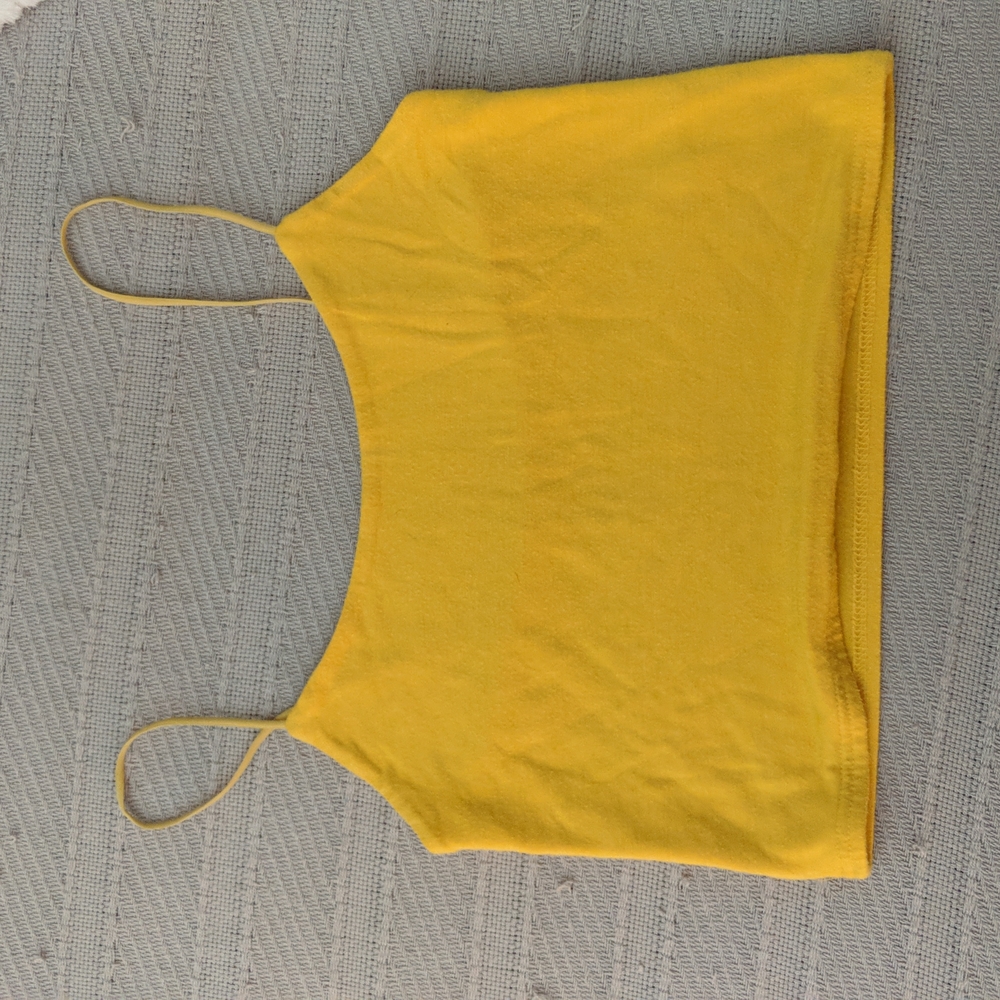 Pacsun Yellow Crop Top